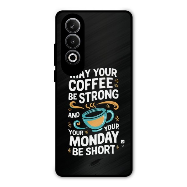 Strong Coffee Metal Back Case for OnePlus Nord CE4