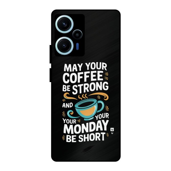 Strong Coffee Metal Back Case for Poco F5