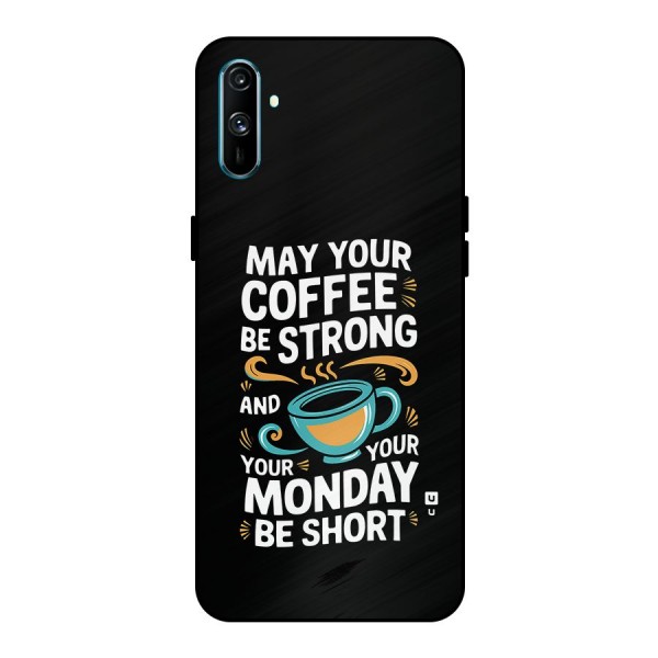 Strong Coffee Metal Back Case for Realme C3