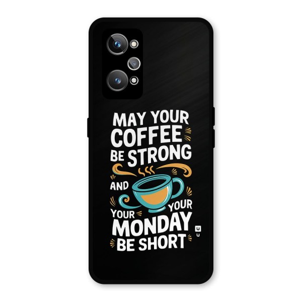 Strong Coffee Metal Back Case for Realme GT 2