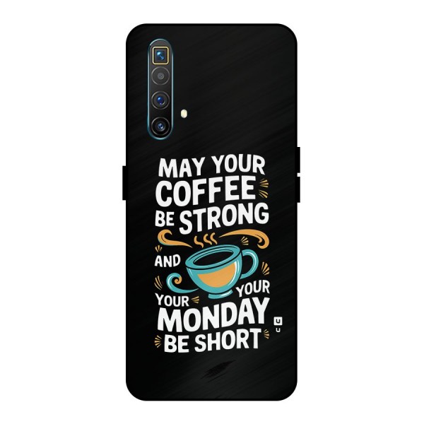 Strong Coffee Metal Back Case for Realme X3