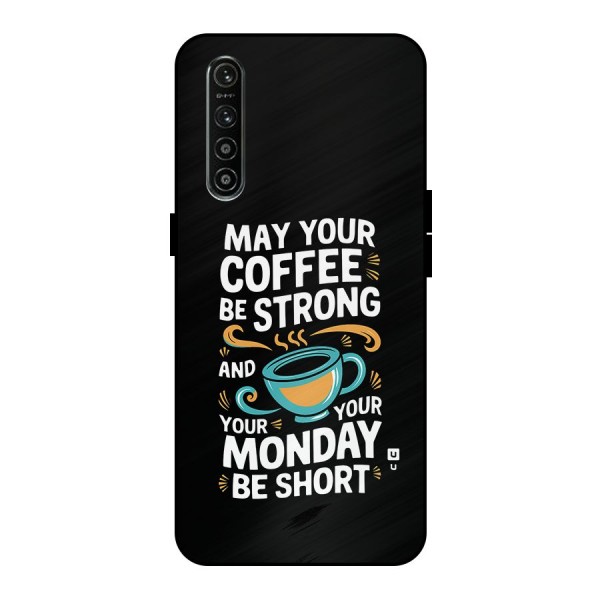 Strong Coffee Metal Back Case for Realme XT