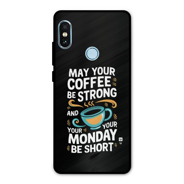 Strong Coffee Metal Back Case for Redmi Note 5 Pro