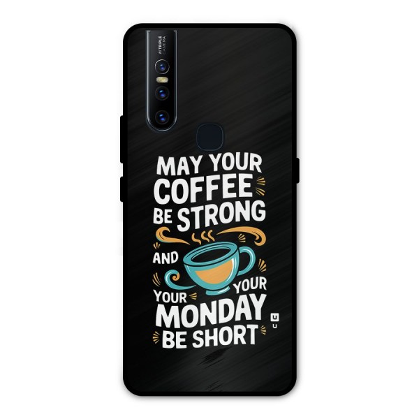 Strong Coffee Metal Back Case for Vivo V15