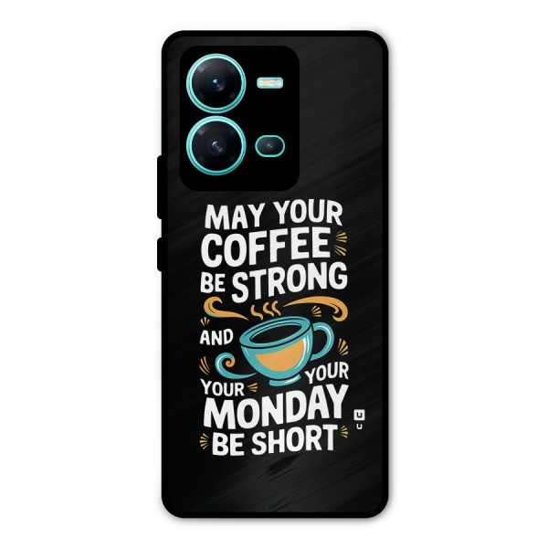 Strong Coffee Metal Back Case for Vivo V25