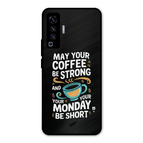 Strong Coffee Metal Back Case for Vivo X50