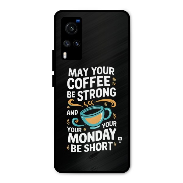 Strong Coffee Metal Back Case for Vivo X60