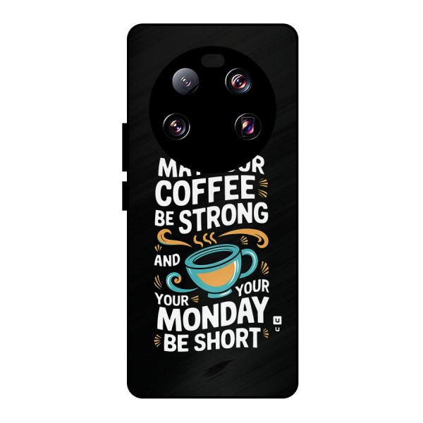 Strong Coffee Metal Back Case for Xiaomi 13 Ultra