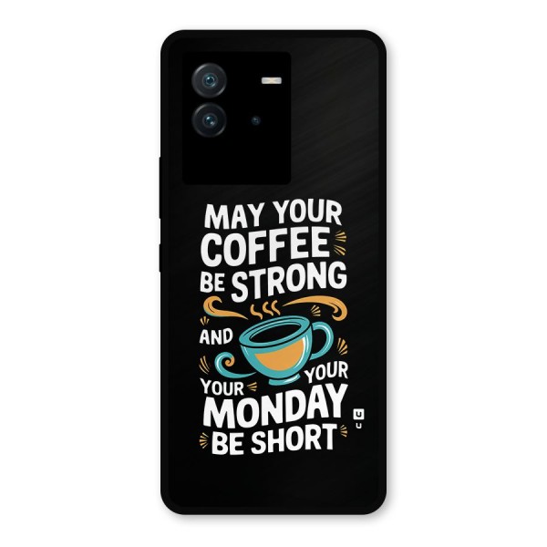 Strong Coffee Metal Back Case for iQOO Neo 6 5G