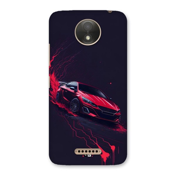 Stunning Car Back Case for Moto C Plus