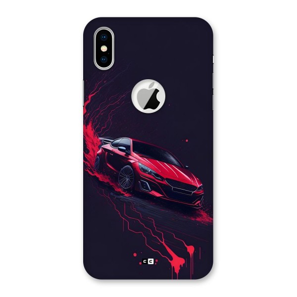 Stunning Car Back Case for iPhone XS Logo Cut