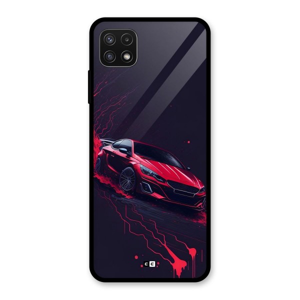 Stunning Car Glass Back Case for Galaxy A22 5G