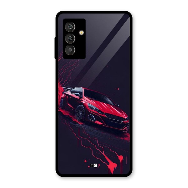 Stunning Car Glass Back Case for Galaxy M13