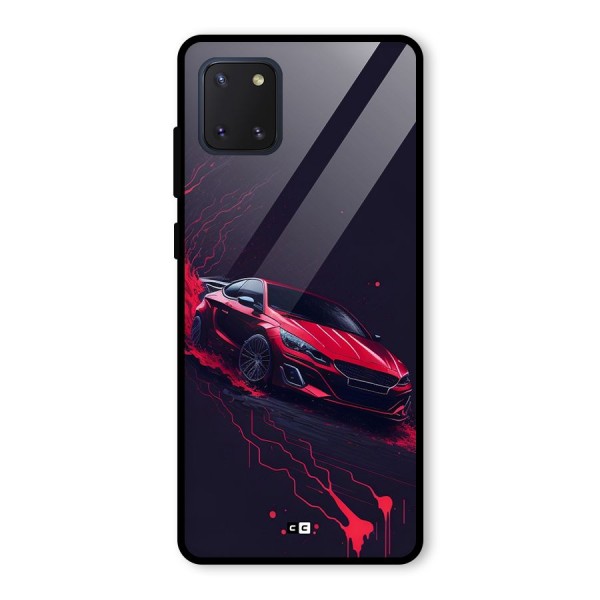 Stunning Car Glass Back Case for Galaxy Note 10 Lite