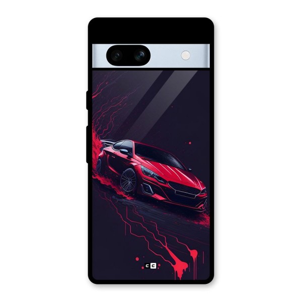 Stunning Car Glass Back Case for Google Pixel 7a