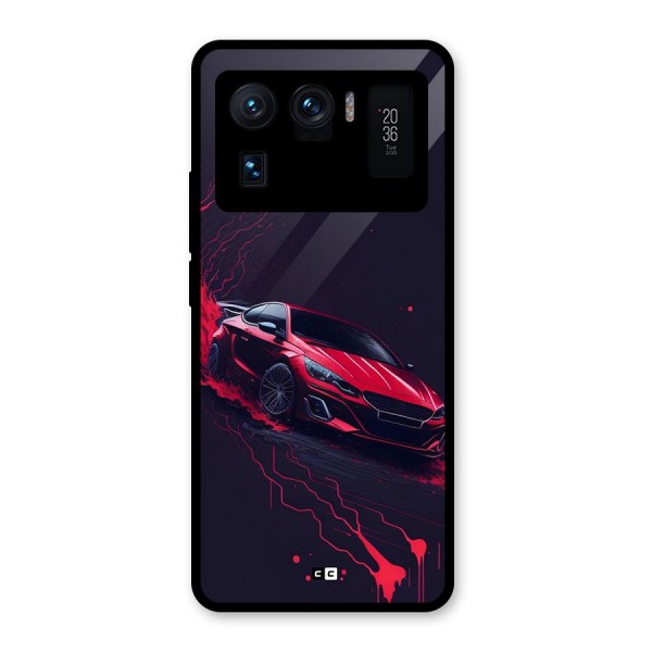 Stunning Car Glass Back Case for Mi 11 Ultra