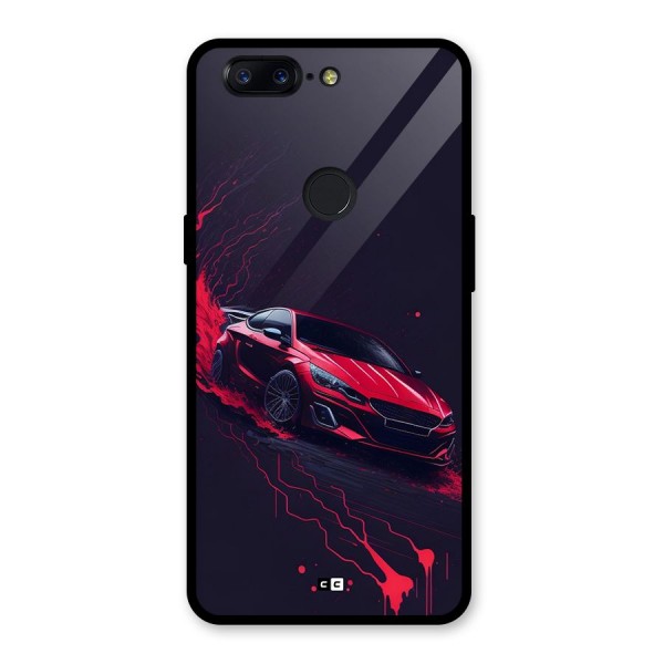 Stunning Car Glass Back Case for OnePlus 5T