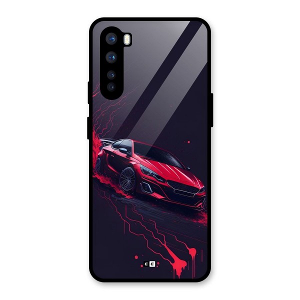 Stunning Car Glass Back Case for OnePlus Nord