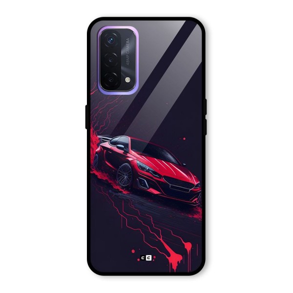 Stunning Car Glass Back Case for Oppo A74 5G