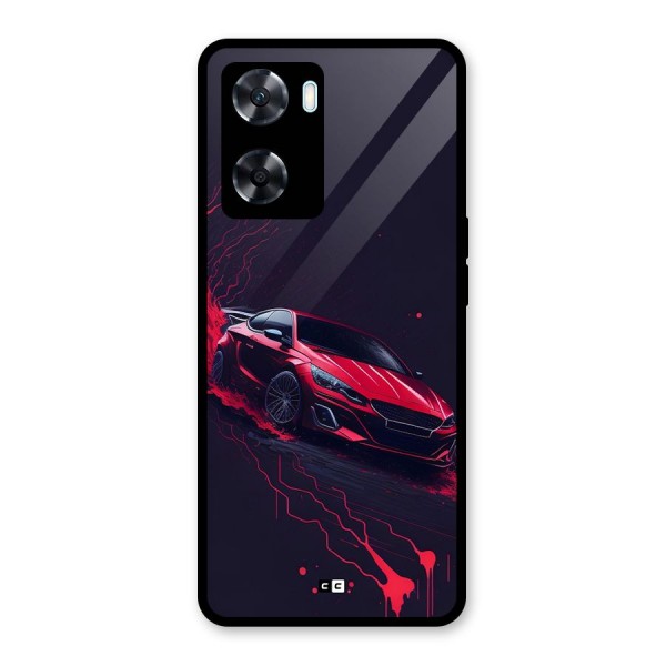 Stunning Car Glass Back Case for Oppo A77