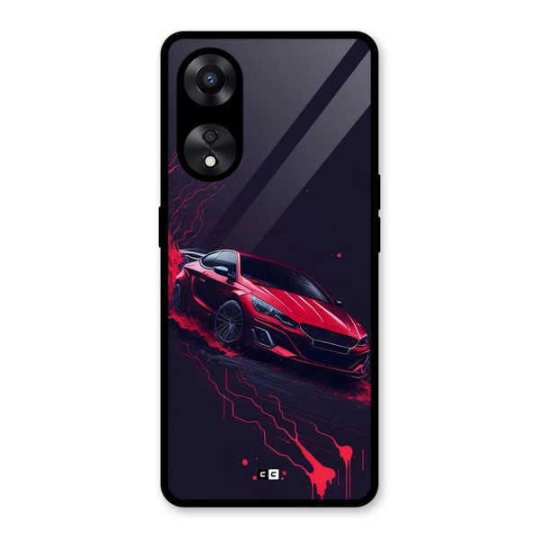 Stunning Car Glass Back Case for Oppo A78