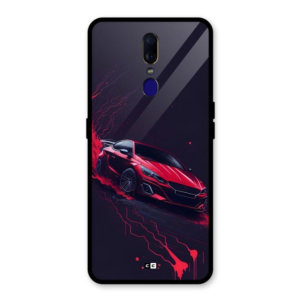 Stunning Car Glass Back Case for Oppo F11