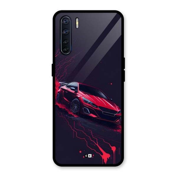 Stunning Car Glass Back Case for Oppo F15