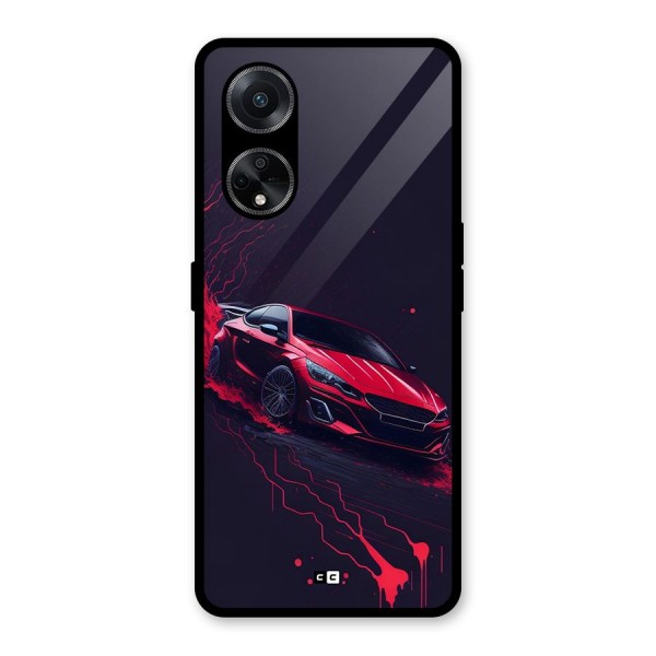 Stunning Car Glass Back Case for Oppo F23