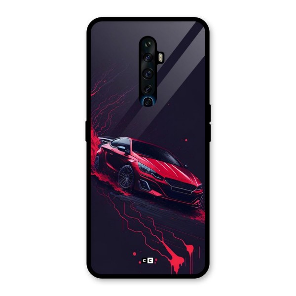 Stunning Car Glass Back Case for Oppo Reno2 F