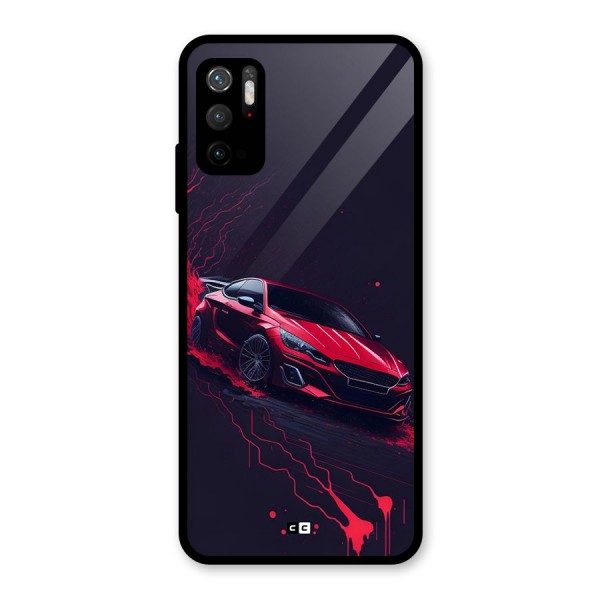 Stunning Car Glass Back Case for Poco M3 Pro 5G