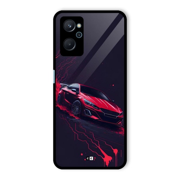 Stunning Car Glass Back Case for Realme 9i