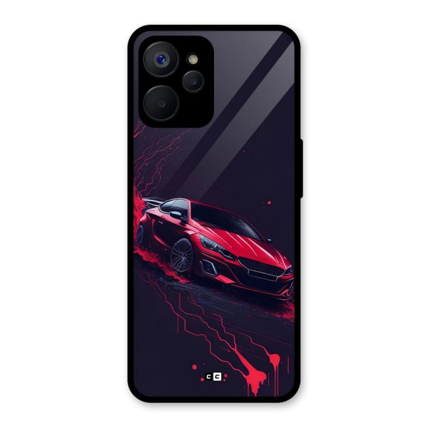 Stunning Car Glass Back Case for Realme 9i 5G