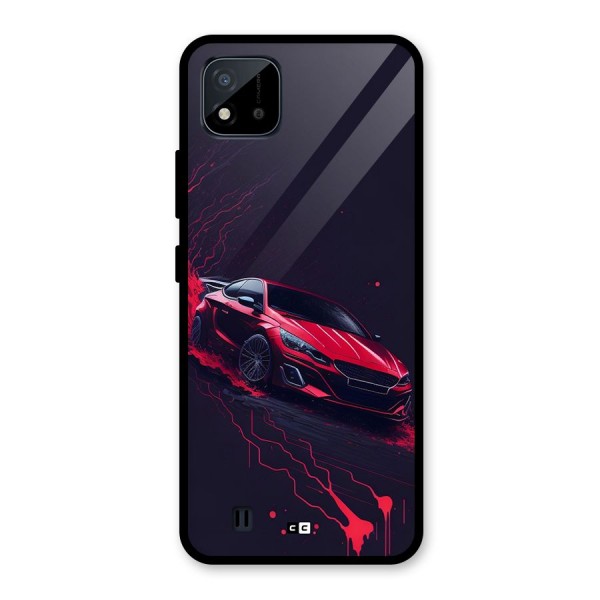 Stunning Car Glass Back Case for Realme C11 2021