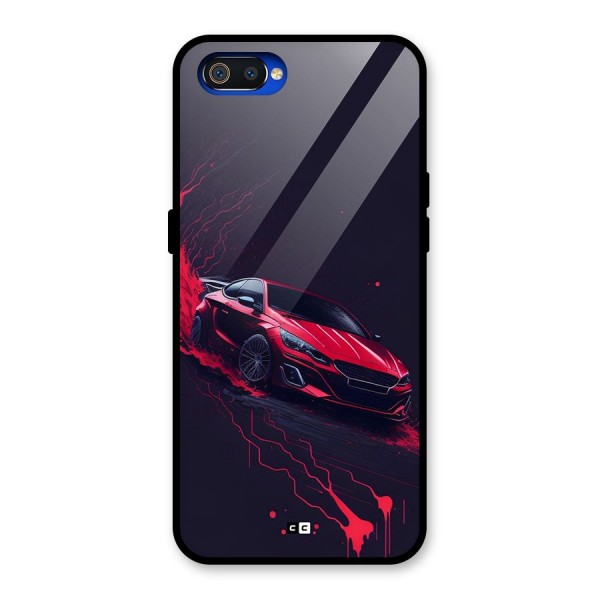 Stunning Car Glass Back Case for Realme C2