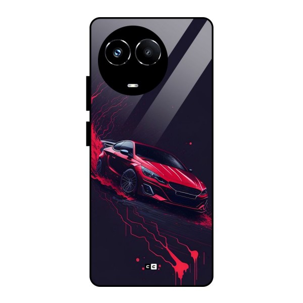 Stunning Car Glass Back Case for Realme Narzo 60X