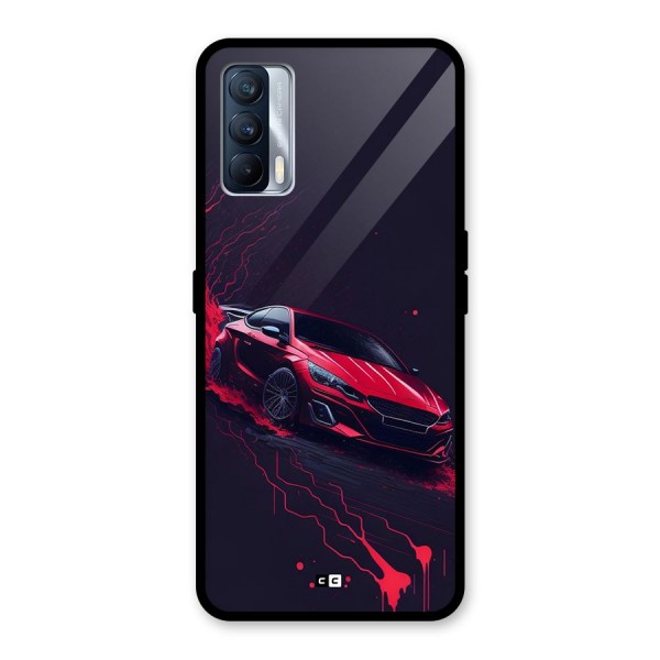 Stunning Car Glass Back Case for Realme X7