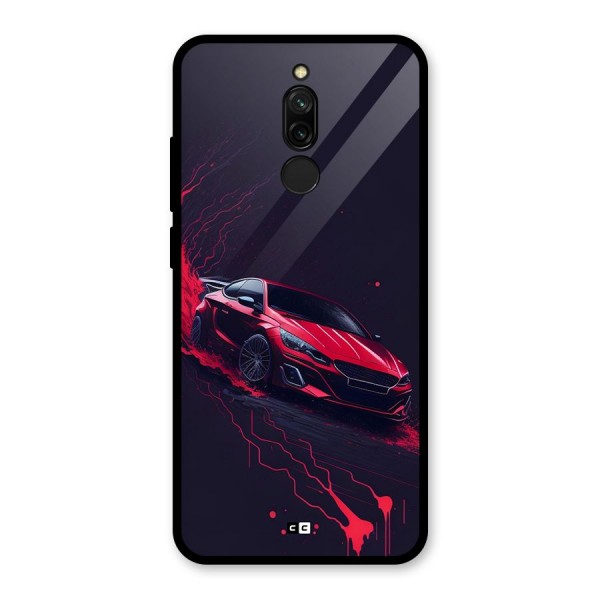 Stunning Car Glass Back Case for Redmi 8