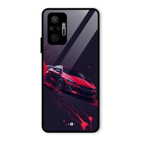 Stunning Car Glass Back Case for Redmi Note 10 Pro