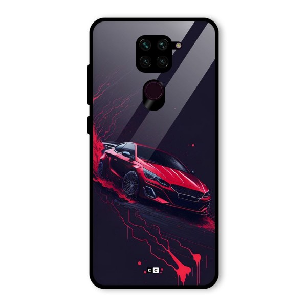 Stunning Car Glass Back Case for Redmi Note 9