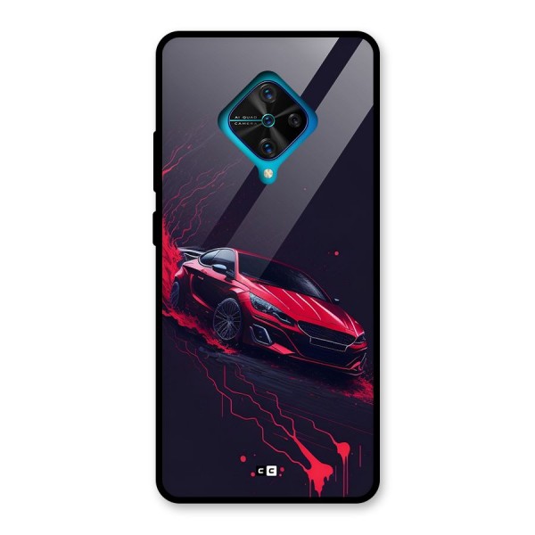 Stunning Car Glass Back Case for Vivo S1 Pro