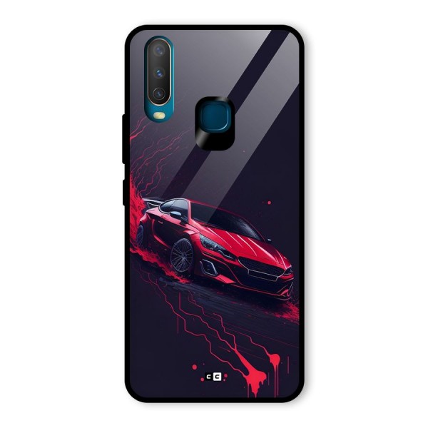 Stunning Car Glass Back Case for Vivo U10