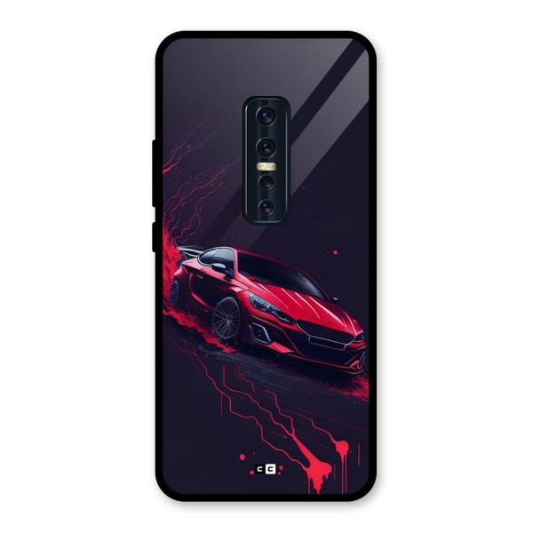 Stunning Car Glass Back Case for Vivo V17 Pro