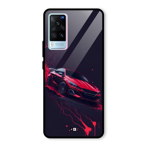 Stunning Car Glass Back Case for Vivo X60