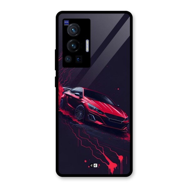 Stunning Car Glass Back Case for Vivo X70 Pro