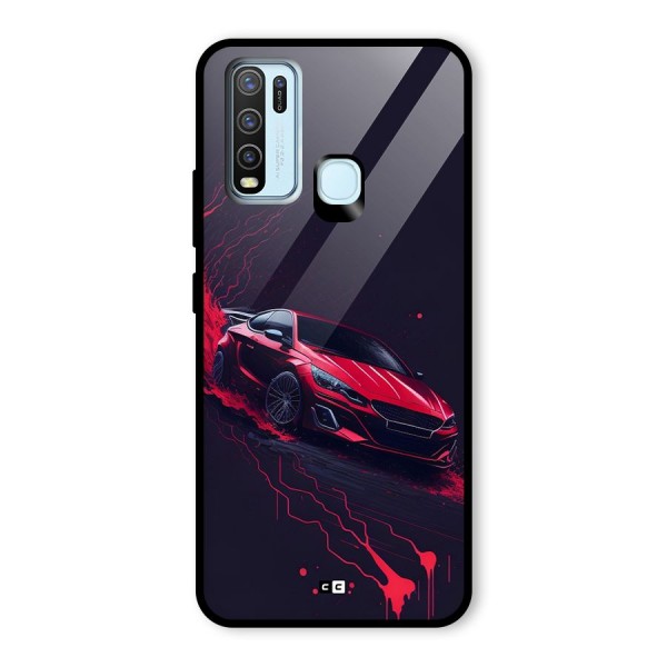 Stunning Car Glass Back Case for Vivo Y50