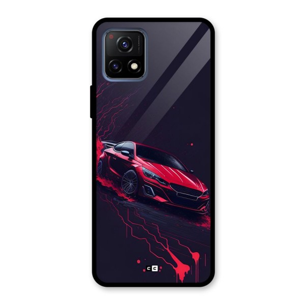 Stunning Car Glass Back Case for Vivo Y72 5G