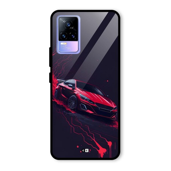 Stunning Car Glass Back Case for Vivo Y73