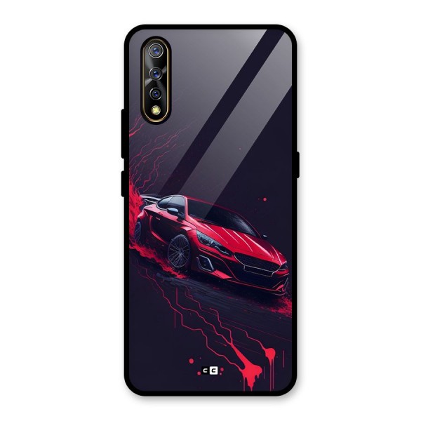 Stunning Car Glass Back Case for Vivo Z1x