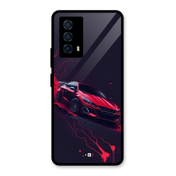 Stunning Car Glass Back Case for Vivo iQOO Z5