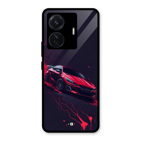 Stunning Car Glass Back Case for Vivo iQOO Z6 Pro